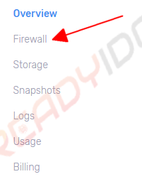 ขั้นตอนการ Add Firewall Rule - ReadyIDC : Service 24 Hour Support